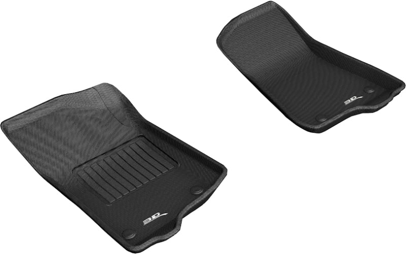 3D MAXpider 2018-2020 Jeep Wrangler JL Sport/Gladiator Jt Kagu 1st Row Floormat - Black - eliteracefab.com