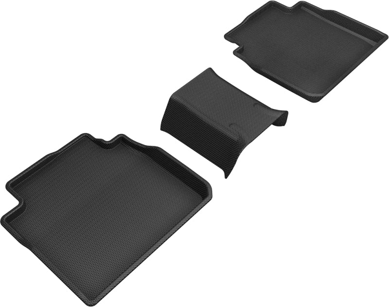 3D MAXpider L1TY24521509 2019-2020 Toyota/Lexus Avalon/Es Kagu 2nd Row Floormats - Black