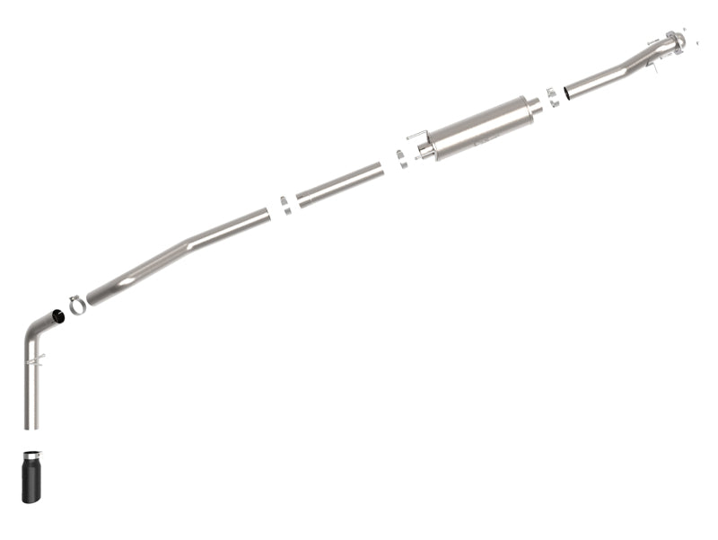 aFe Vulcan Series 3.5in 409 SS Cat-Back Exhaust 13-19 Ford Transit V6 3.5L (TT) w/ Black Tips aFe