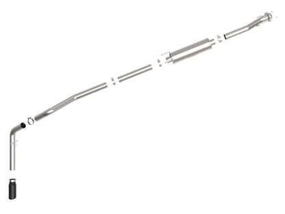aFe Vulcan Series 3.5in 409 SS Cat-Back Exhaust 13-19 Ford Transit V6 3.5L (TT) w/ Black Tips aFe