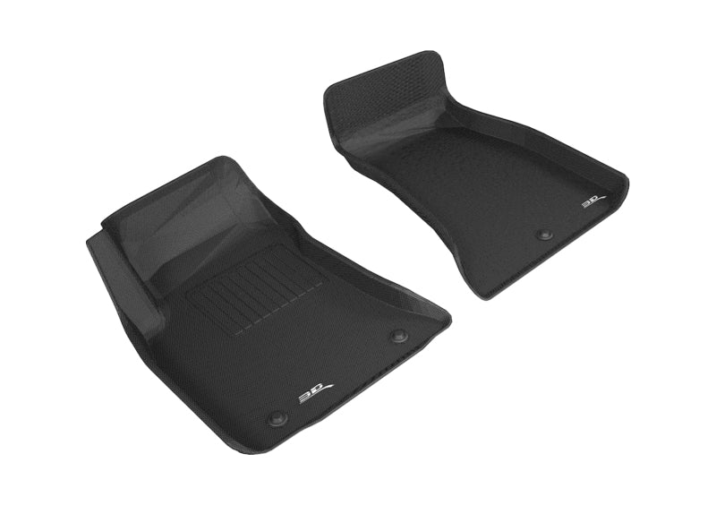 3D MAXpider 2015-2020 Dodge Challenger Rwd Kagu 1st Row Floormat - Black - eliteracefab.com