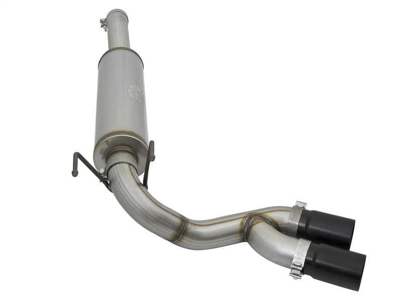 aFe Rebel Series 3-1/2in 409 SS Cat-Back Exhaust System w/Black Tip RAM 2500/3500 14-17 V8 6.4L aFe