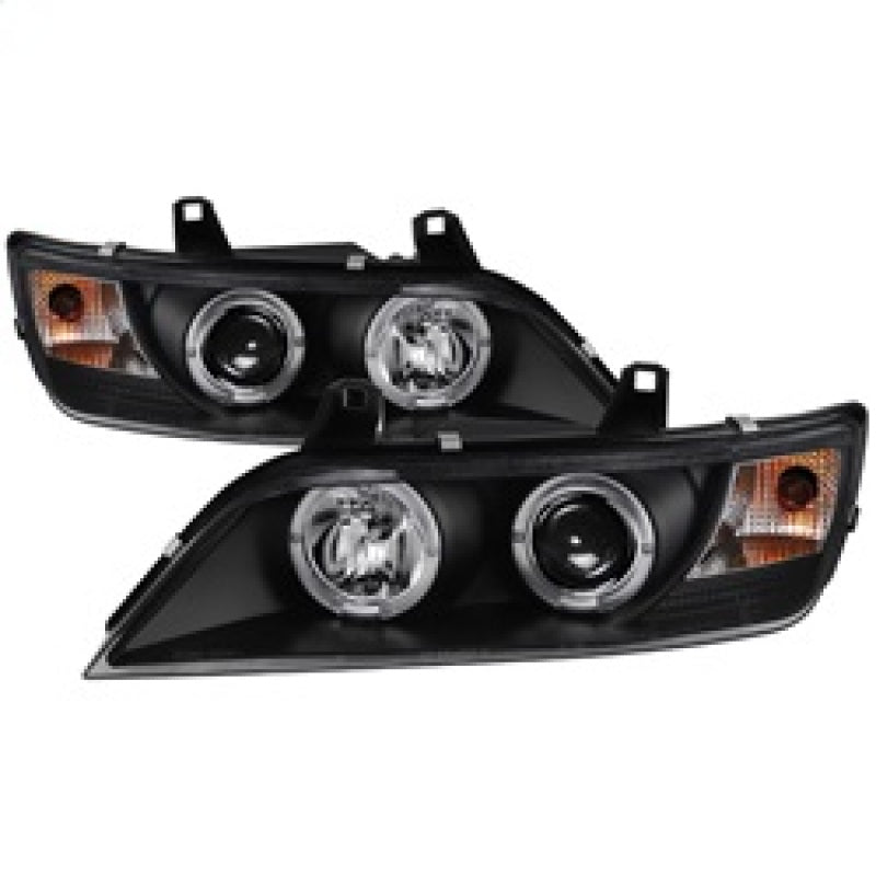 Spyder BMW Z3 96-02 Projector Headlights LED Halo Black High H1 Low H1 PRO-YD-BMWZ396-HL-BK - eliteracefab.com