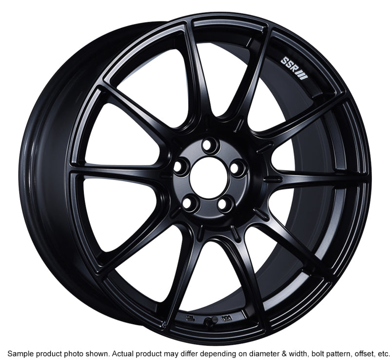 SSR GTX01 18x8.5 5x100 44mm Offset Flat Black Wheel 02-05 WRX - eliteracefab.com