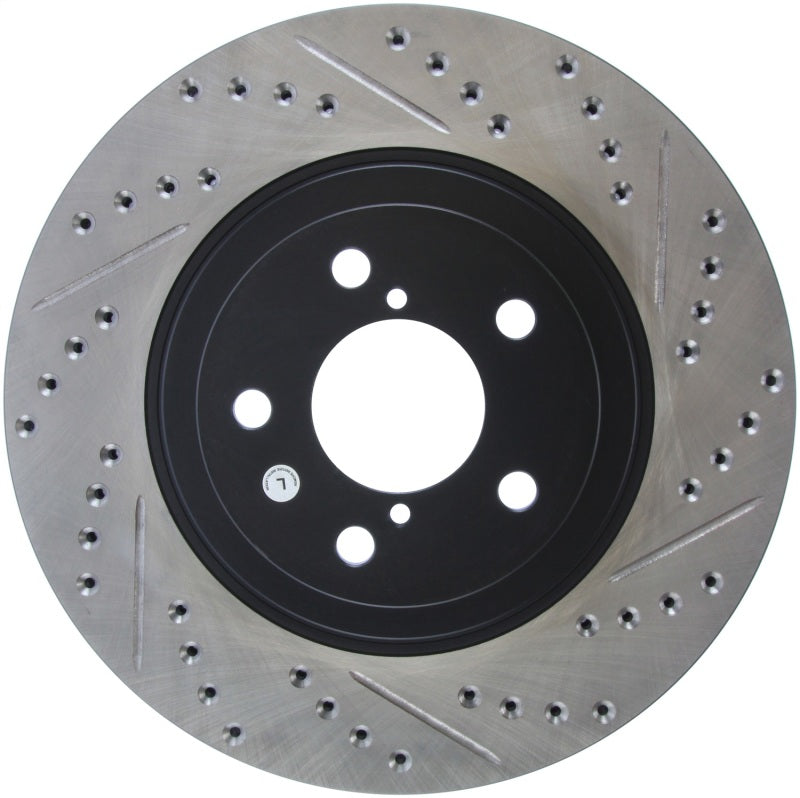 StopTech Slotted & Drilled Sport Brake Rotor - eliteracefab.com