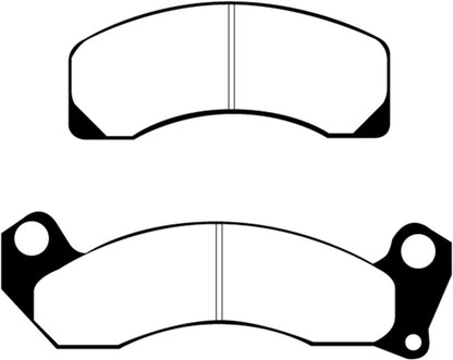 EBC 83-93 Ford Mustang 2.3 (Rear Rotors) Yellowstuff Front Brake Pads - eliteracefab.com