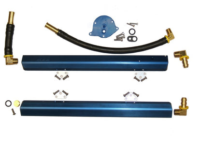 BBK 86-93 Mustang 5.0 High Flow Billet Aluminum Fuel Rail Kit - eliteracefab.com