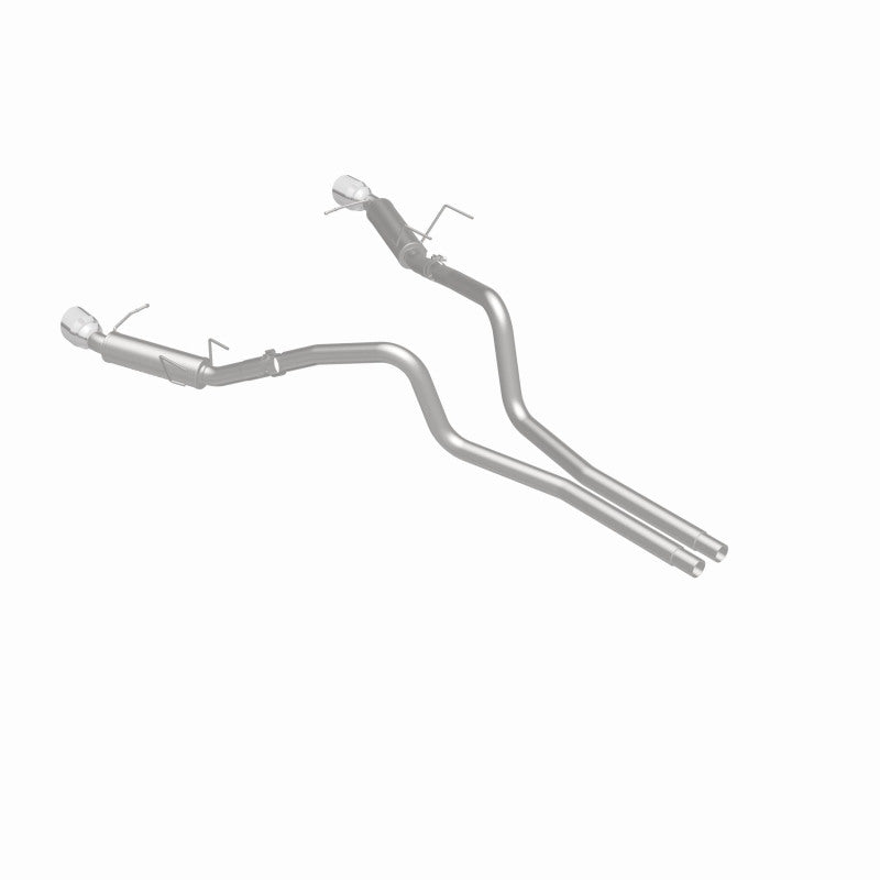 Magnaflow 2014 Ford Mustang V6 3.7L Comp Series Dual Split Rear Polished Stainless C/B Perf Exhaust Magnaflow