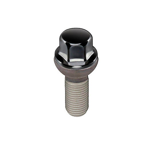 McGard M14x1.5 Black Bulge Seat Lug Bolts - Box of 50 - 69818BK