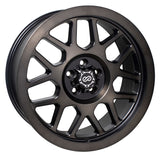 Enkei Matrix 17x8 5x100 30mm Offset 71.6mm Bore Brushed Black Wheel