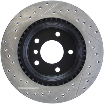 StopTech 06 BMW 325 / 07-09 BMW 328 Slotted & Drilled Left Rear Rotor Stoptech