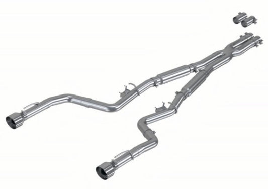 MBRP 17-21 Charger 5.7L 3in Dual Rear Exit Aluminized Catback Exhaust - eliteracefab.com