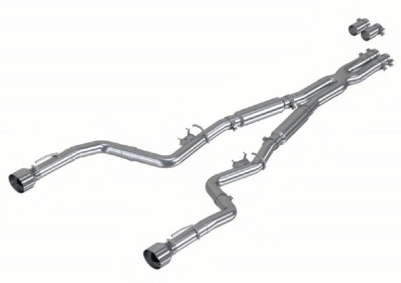 MBRP 17-21 Charger 5.7L 3in Dual Rear Exit Aluminized Catback Exhaust - eliteracefab.com