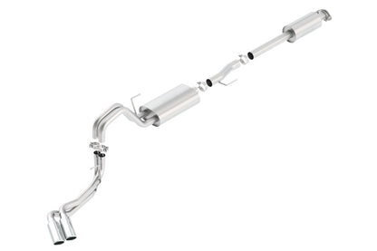 Borla 15-16 Ford F-150 3.5L EcoBoost Ext. Cab Std. Bed Catback Exhaust Touring Truck Side Exit - eliteracefab.com