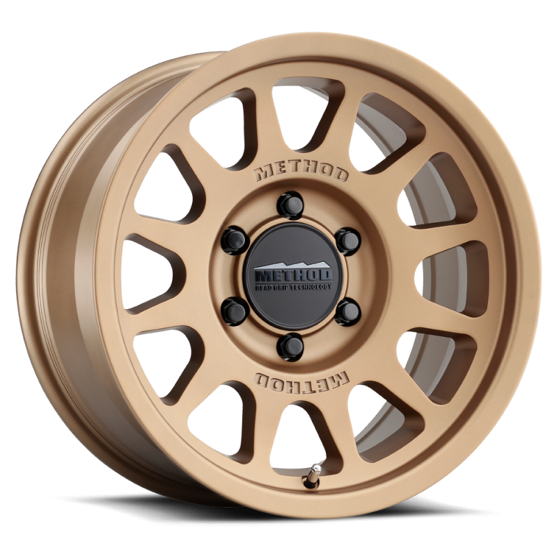 Method MR703 17x8.5 +25mm Offset 6x135 87mm CB Method Bronze Wheel - eliteracefab.com