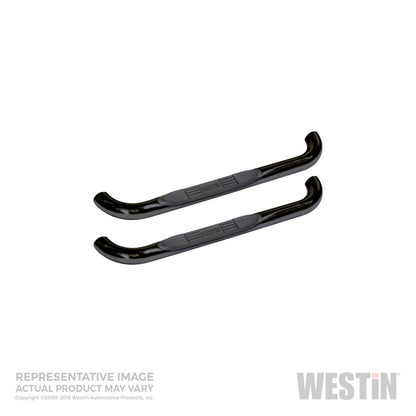 Westin 1980-1997 Ford F-Series Reg Cab (97 HD models only) E-Series 3 Nerf Step Bars - Black - eliteracefab.com