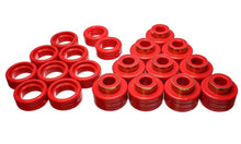 Load image into Gallery viewer, Energy Suspension 95-99 GM Tahoe/Yukon/Denali 2WD/4WD Red Body (Cab) Mount Set