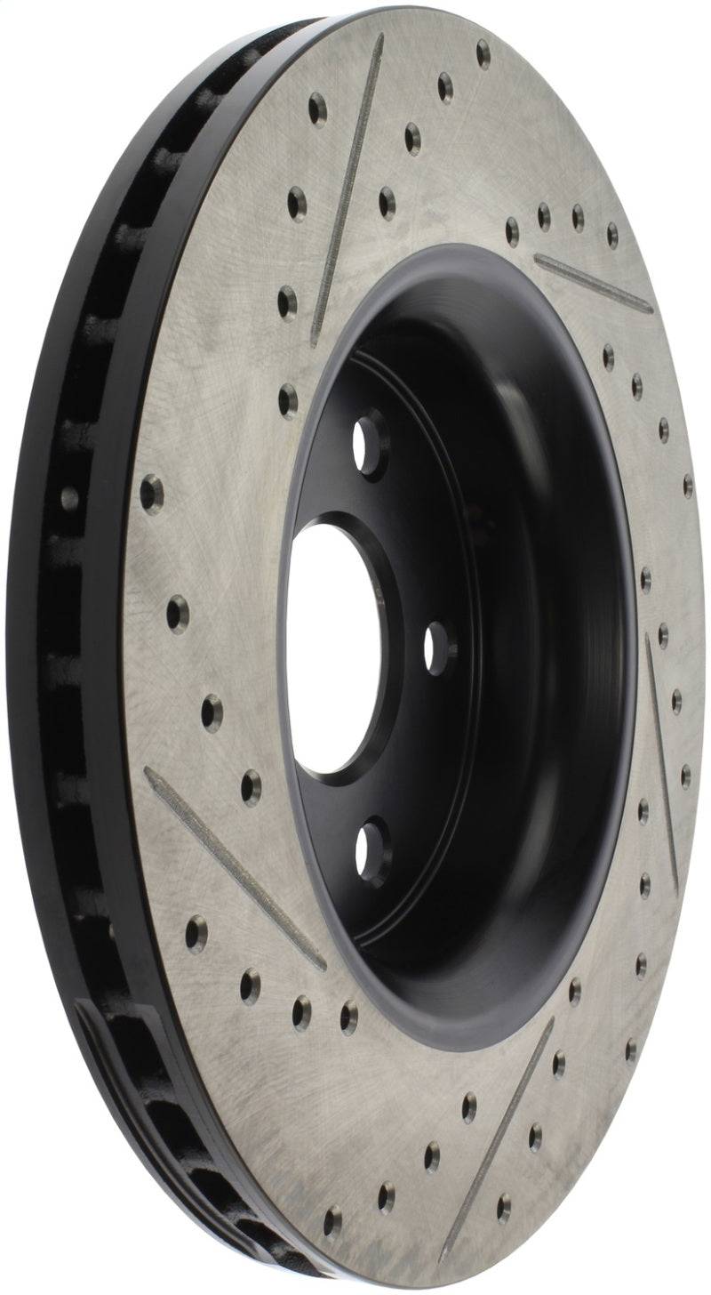 StopTech 11-12 Dodge Durango Sport Drilled & Slotted Front Driver-Side Brake Rotor Stoptech