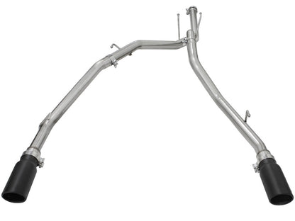 aFe MACHForce XP DPF-Back Exhaust 2.5in SS with Black Tips 2014 Dodge Ram 1500 V6 3.0L EcoDiesel aFe