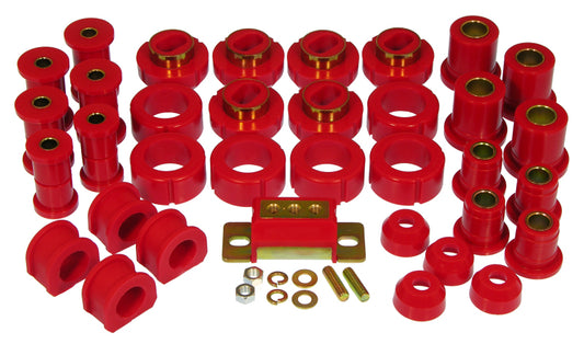Prothane Total Vehicle Suspension Bushing Kit for 1981–87 Chevy/GMC Full-Size 2WD, Red – 7-2018