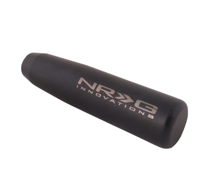 NRG Universal Short Shifter Knob - 5in. Length / Heavy Weight 1.27Lbs. - Black Wrinkle Finish - eliteracefab.com