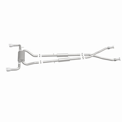 MagnaFlow 14 Infiniti Q50 V6 3.7L Cat-Back Polished Stainless Tips Dual Split Rear Exit Exhaust Magnaflow