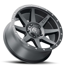 Load image into Gallery viewer, ICON Rebound 20x9 -12mm Offset 5x5 BP 4.5in BS 71.5mm Bore Satin Black Wheel