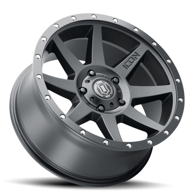 ICON Rebound 20x9 6x135 16mm Offset 5.625in BS Satin Black Wheel