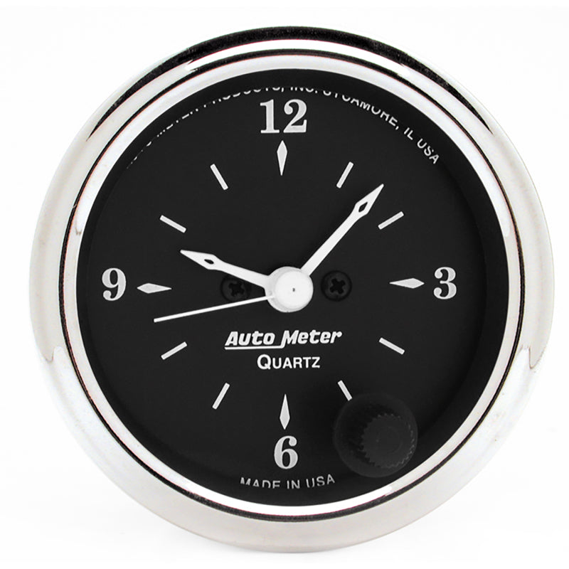 Autometer 52.4mm Clock Quartz Movement w/ Second Hand Gauge 1785