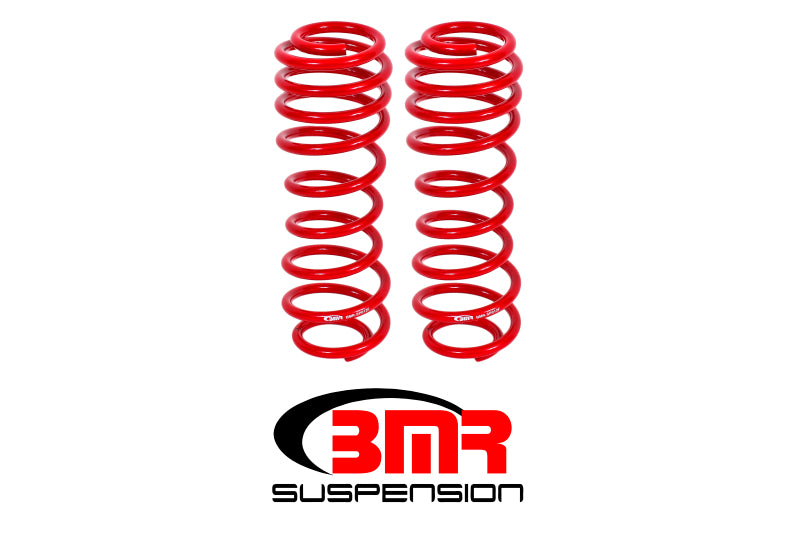 BMR LOWERING/DRAG SPRINGS 1.5" DROP REAR RED (05-14 MUSTANG) - eliteracefab.com