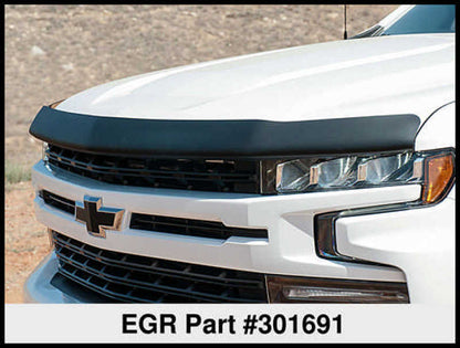 EGR 2019 Chevy 1500 Super Guard Hood Guard - Dark Smoke EGR