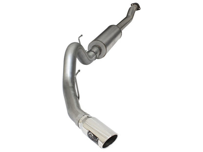 aFe MACHForce XP SS Exhaust 4in Cat-Back w/ Polish Tip 2015 Ford F-150 EcoBoost V6 2.7/3.5Ltt aFe