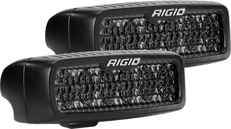 Rigid Industries SR-Q Series PRO Midnight Edition - Spot - Diffused - Pair - eliteracefab.com