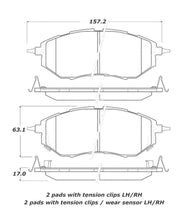 Load image into Gallery viewer, StopTech Street Touring 05-08 Legacy 2.5 GT Front Brake Pads - eliteracefab.com