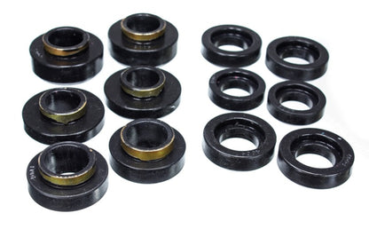 Energy Suspension GM Black Body to Frame Mount and Radiator Support Bushing Set - eliteracefab.com