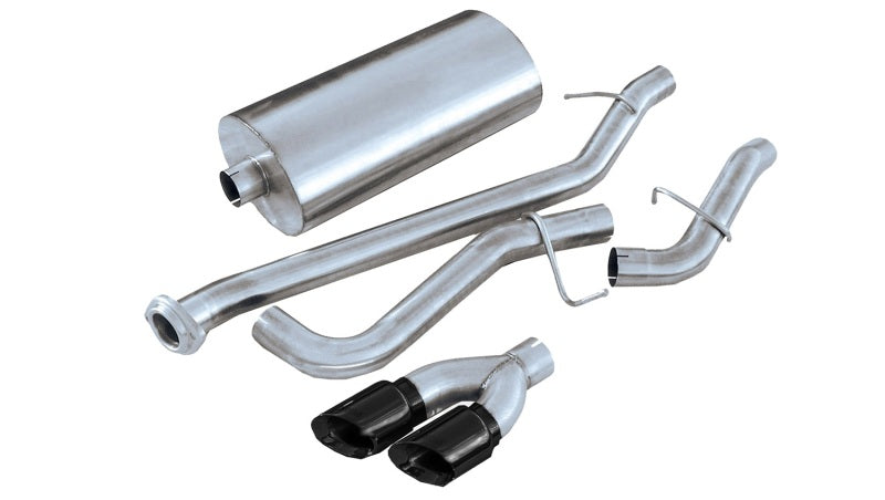 Corsa 99-06 GMC Sierra 4.8L V8 3in Cat-Back Single Side w Twin 4in Black Pro-Series Tips CORSA Performance