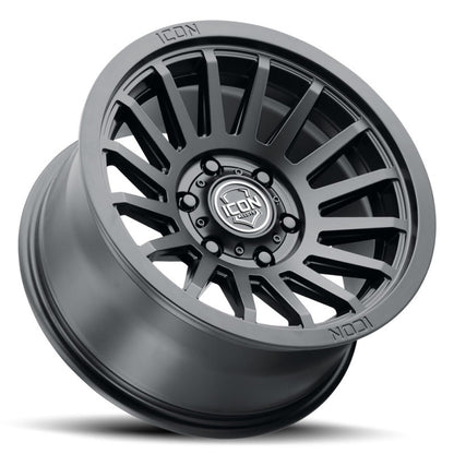 ICON Alloys Recon SLX 17x8.5 5x5.5 0mm 4.75" Backspacing Satin Black Wheel - 3617858547SB