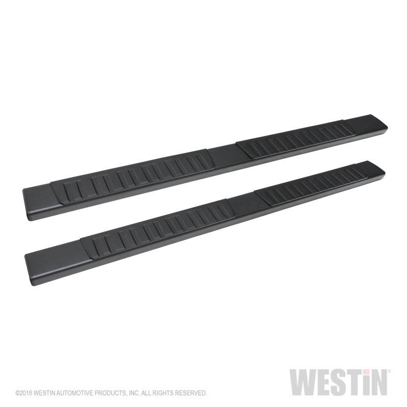 Westin 2019 Chevrolet Silverado/Sierra 1500 Crew Cab R7 Nerf Step Bars - Black - eliteracefab.com