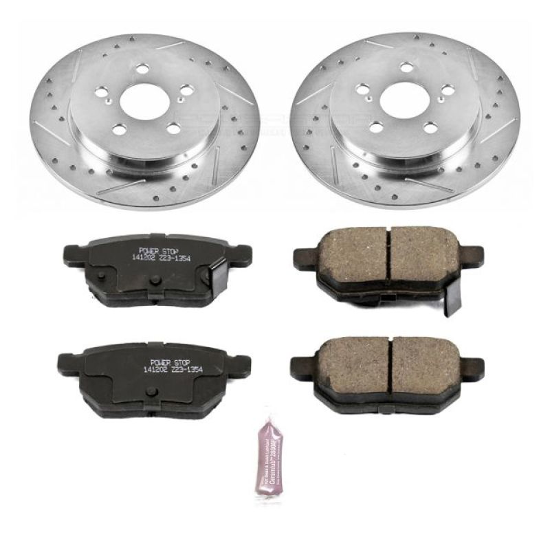 Power Stop 09-10 Pontiac Vibe Rear Z23 Evolution Sport Brake Kit - eliteracefab.com