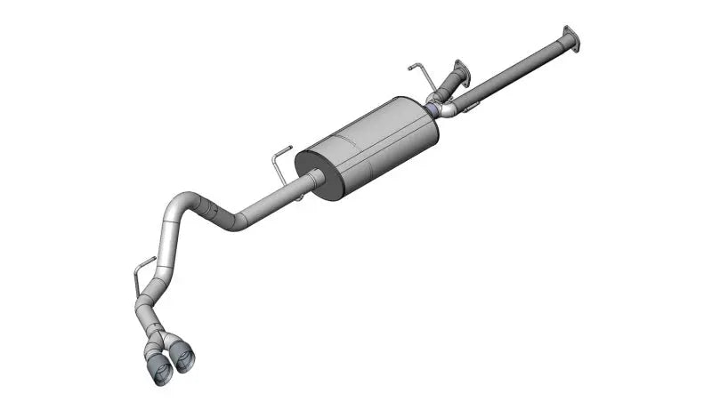 Corsa 11-14 Toyota Tundra Double Cab/Crew Max 5.7L V8 Black Sport Cat-Back Exhaust - eliteracefab.com