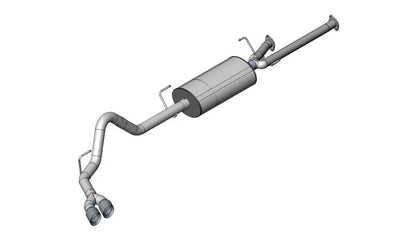 Corsa 11-14 Toyota Tundra Double Cab/Crew Max 5.7L V8 Black Sport Cat-Back Exhaust - eliteracefab.com