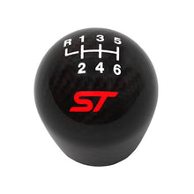 Load image into Gallery viewer, Ford Racing Focus ST Black Carbon Fiber Shift Knob 6 Speed