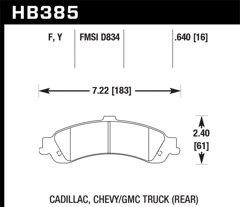 Hawk LTS Street Brake Pads - eliteracefab.com