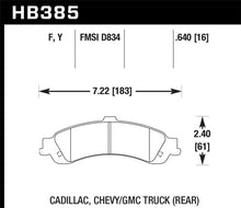 Load image into Gallery viewer, Hawk Performance HPS Brake Pads - HB385F.640