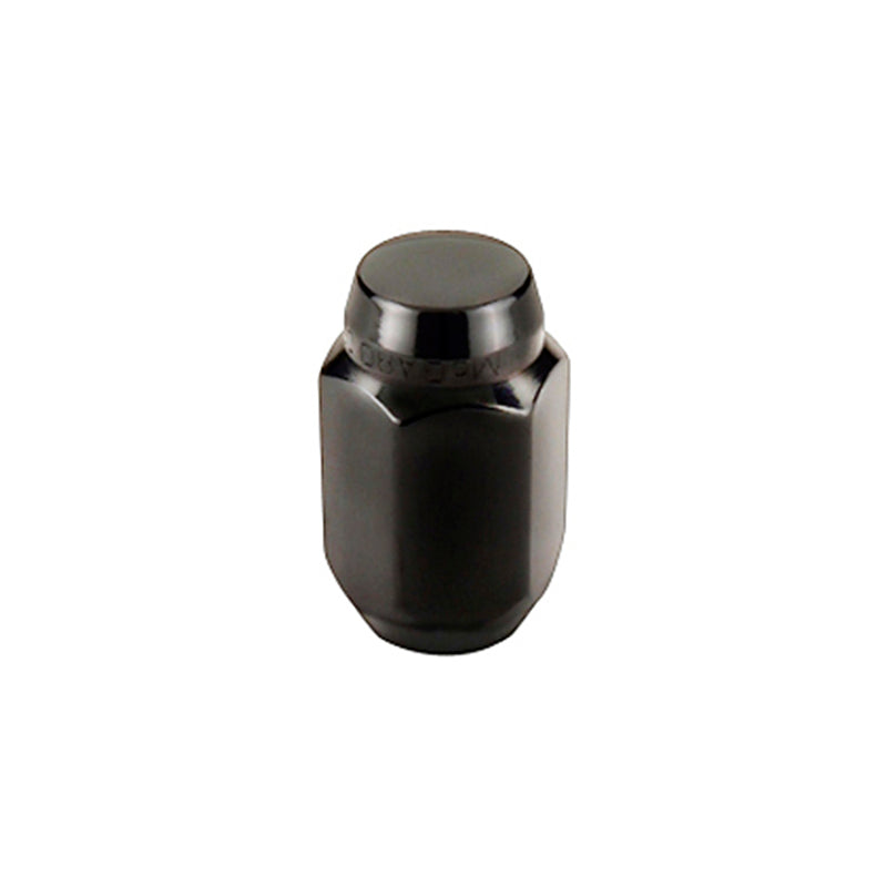 McGard Hex Lug Nut (Cone Seat) M12X1.5 / 13/16 Hex / 1.5in. Length (4-pack) - Black - eliteracefab.com