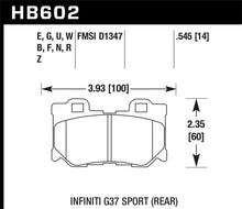 Load image into Gallery viewer, Hawk Performance Blue 9012 Rear Brake Pads - HB602E.545