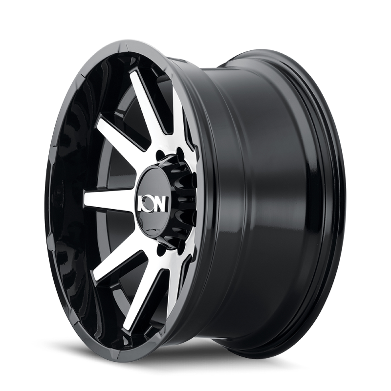 ION Type 143 20x10 / 6x139.7 BP / -19mm Offset / 106mm Hub Black/Machined Wheel ION Wheels