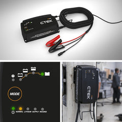 CTEK PRO25SE Battery Charger - 50-60 Hz - 12V - 19.6ft Extended Charging Cable - eliteracefab.com