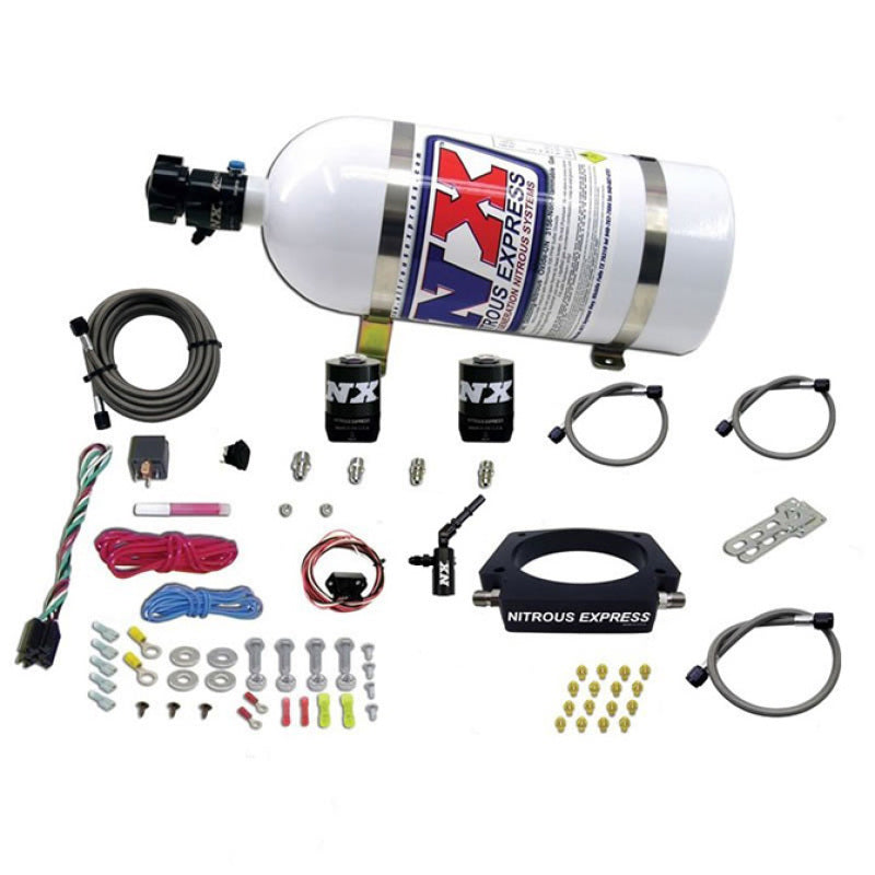 Nitrous Express 2014+ Chevrolet Corvette C7 Nitrous Plate Kit (50-300HP) w/10lb Bottle - eliteracefab.com