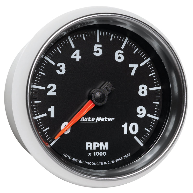 Autometer GS 3-3/8in 10000 RPM In-Dash Tachometer Gauge 3897